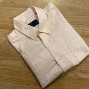 Vineyard Place Men's Button Down Long Sleeve Formal Collared Dress Shirt Size XL